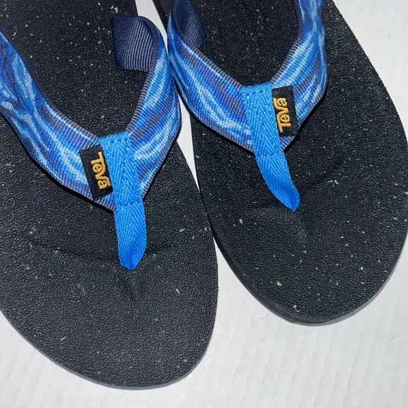 Teva Reflip Wave Blue Flip Flop Sandal, Women's Size 11 - Picture 4 of 7
